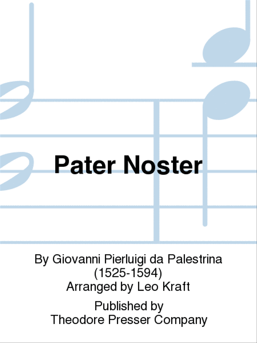 Pater Noster Choir scores gallery preview page 1