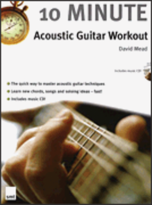 Book cover for 10 Minute Acoustic Guitar Workout
