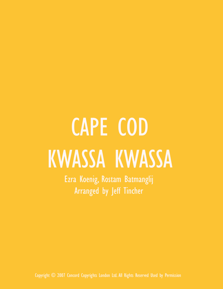 Cape Cod Kwassa Kwassa image number null