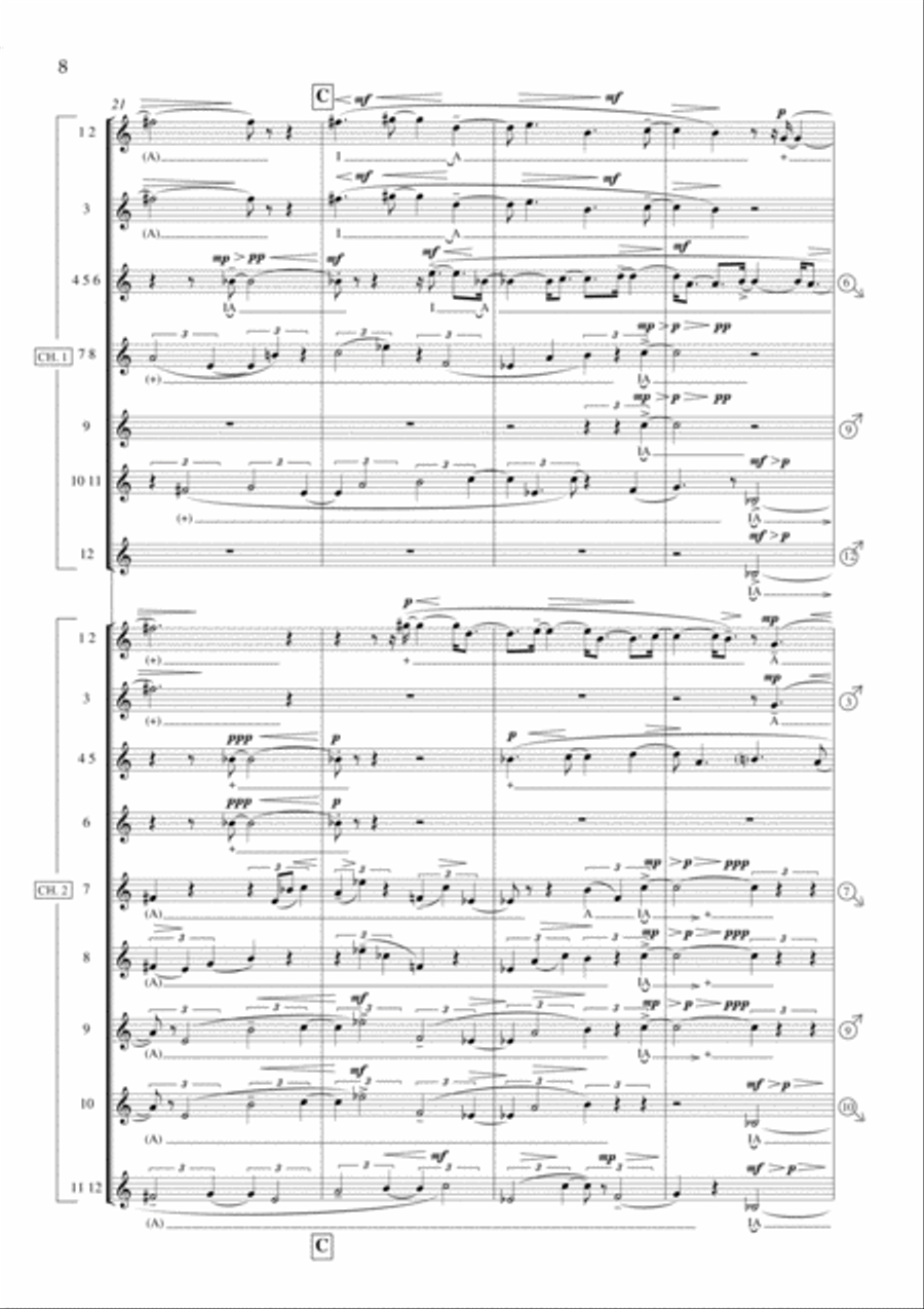 Frammenti Da Chiara Women's Choir scores gallery preview page 3