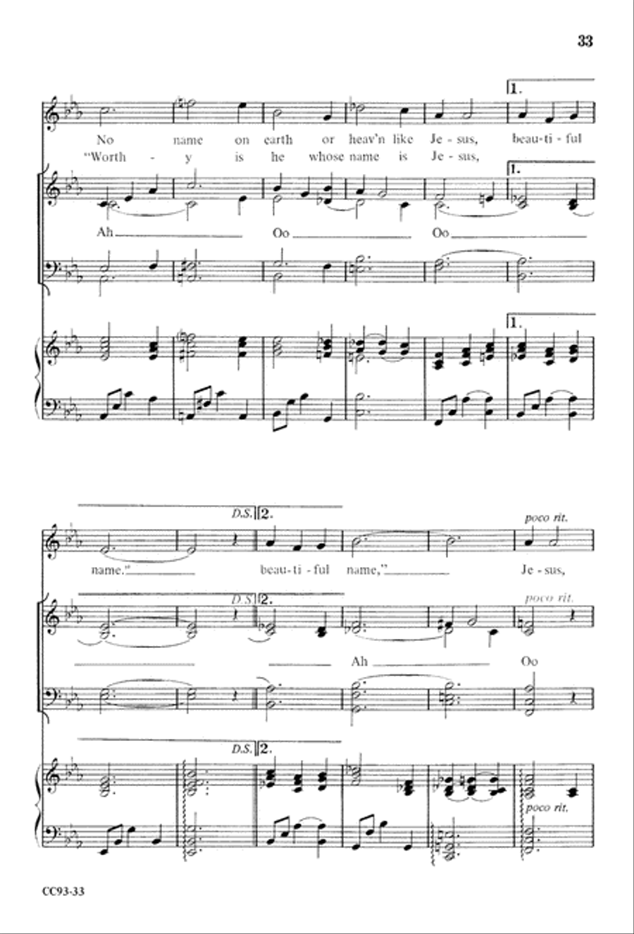 Jesus Is Born Jesus Is Born 4-Part scores gallery preview page 35