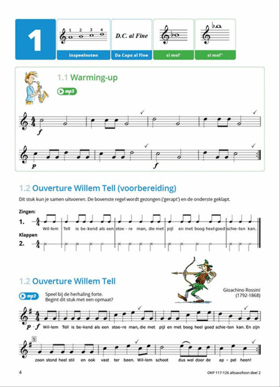 Samen Leren Samenspelen Vlaams Deel 2 Alto Saxophone scores gallery preview page 2
