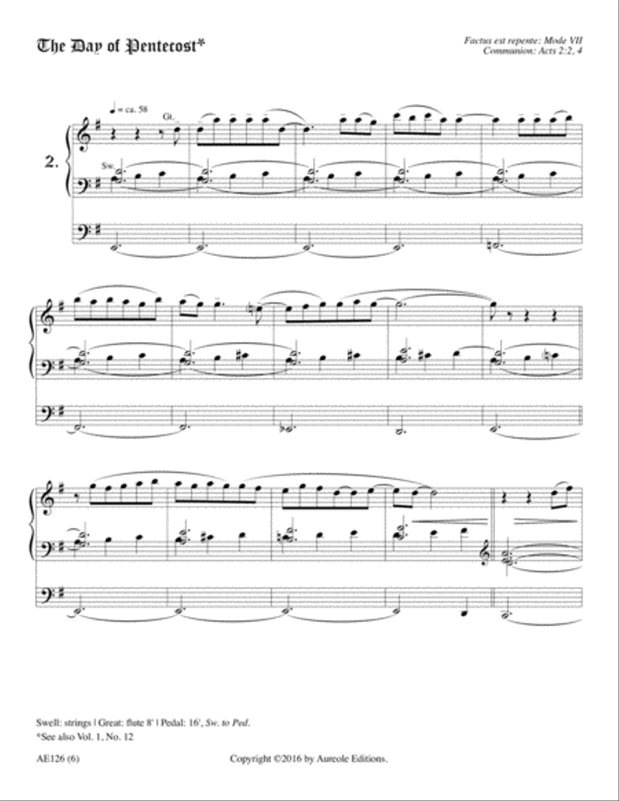 A Gregorian Liturgical Year for Organ, Volume 3 Organ scores gallery preview page 23