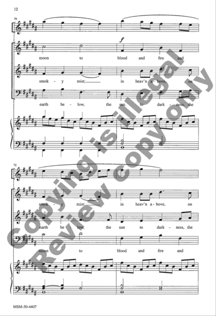 In the Last Days 3-Part scores gallery preview page 27