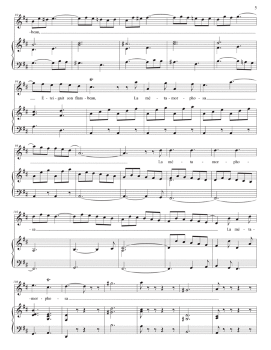 RAMEAU: Aux langueurs d’Apollon (transposed to D major, D-flat major, and C major) Voice scores gallery preview page 6