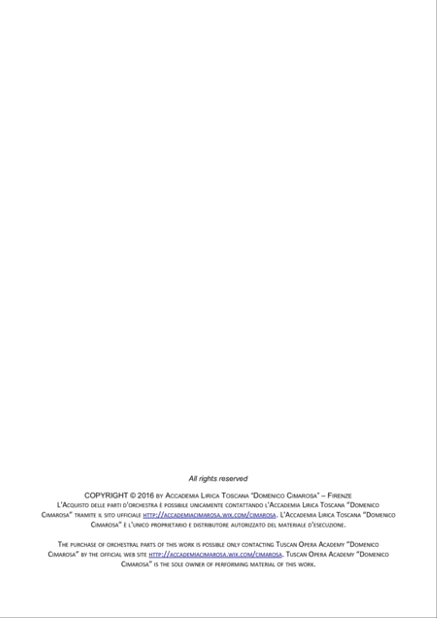 Il Pittor Parigino [Vocal Score] Small Ensemble scores gallery preview page 5