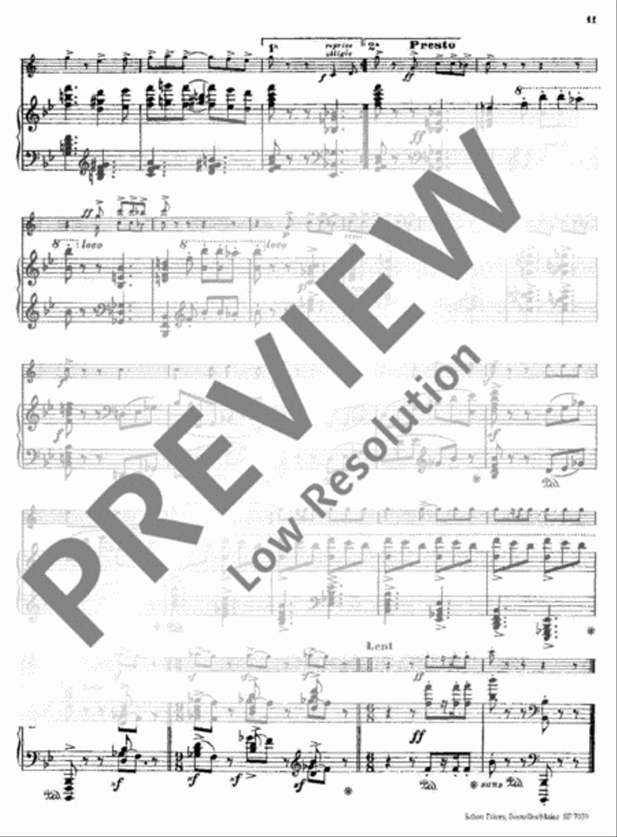 Fantaisie-Caprice Trumpet scores gallery preview page 12