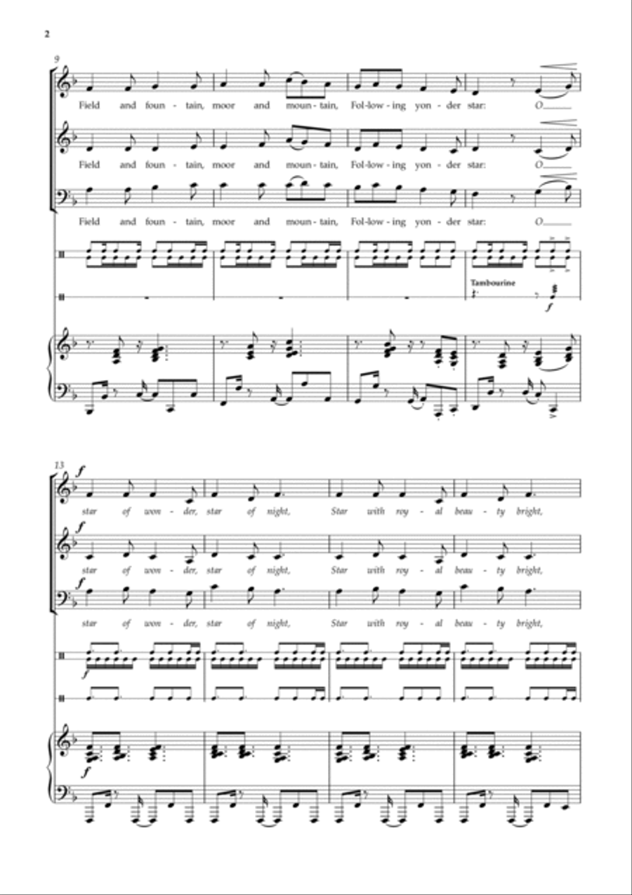 We three kings 3-Part scores gallery preview page 4