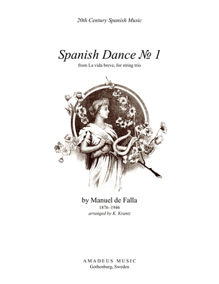 Spanish Dance No. 1, Danza from La vida breve for string trio (vln/vla duet)