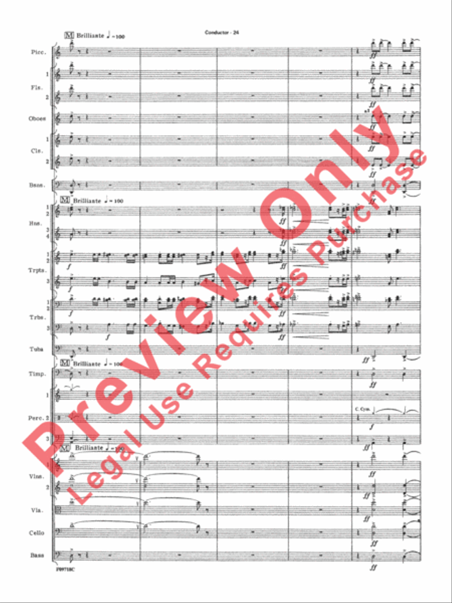 The Empire Strikes Back Medley Full Orchestra scores gallery preview page 27