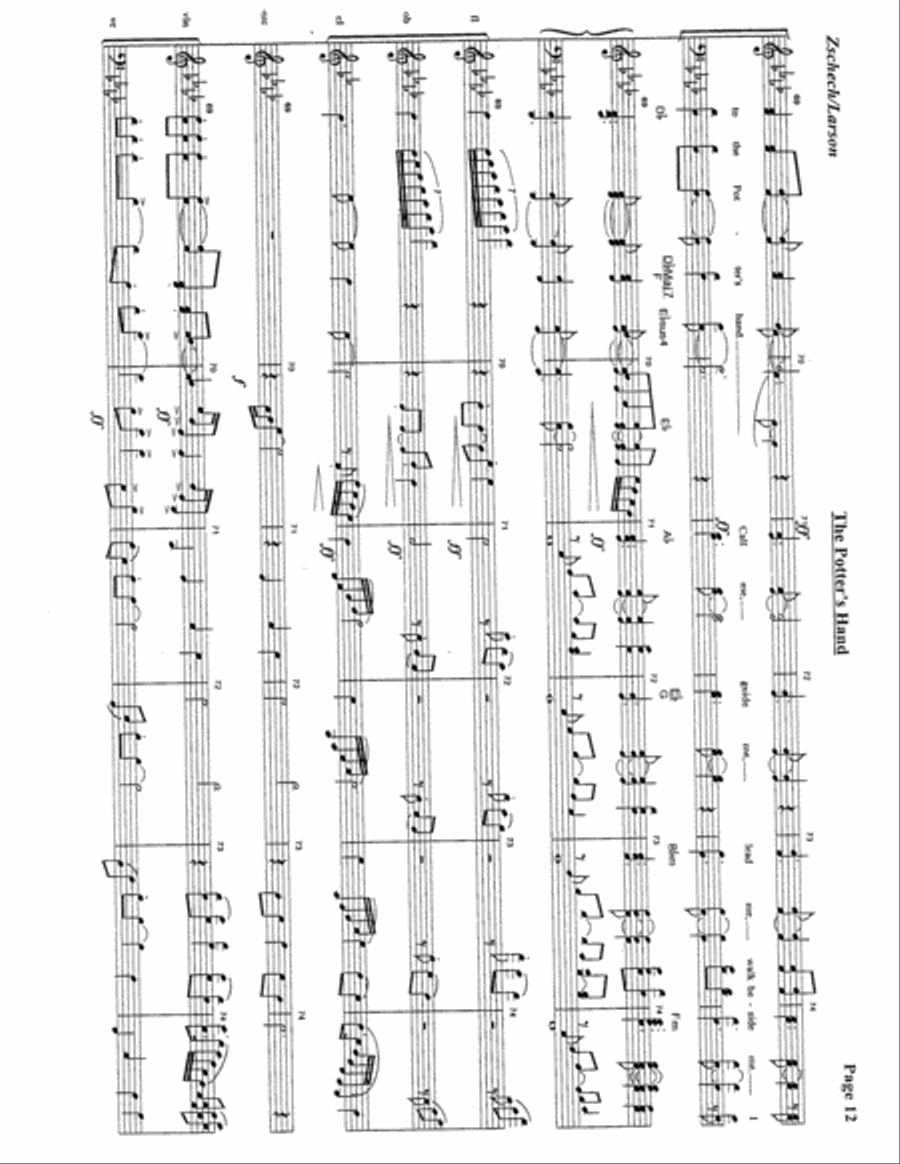 The Potter's Hand Choir scores gallery preview page 14