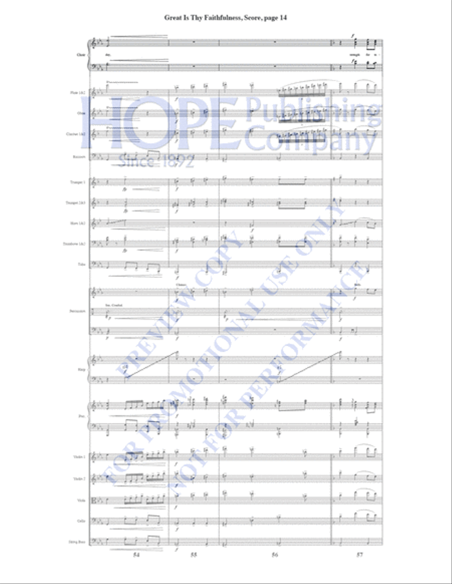 Great Is Thy Faithfulness Piano Accompaniment scores gallery preview page 15