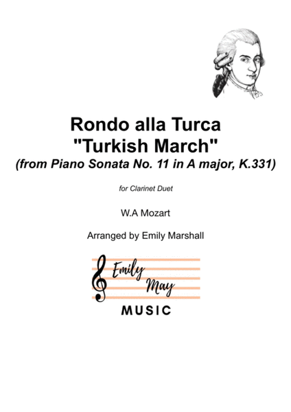 Rondo alla Turca ("Turkish March") (for Clarinet Duet) image number null
