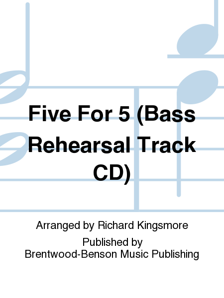 Five For 5 (Bass Rehearsal Track CD)