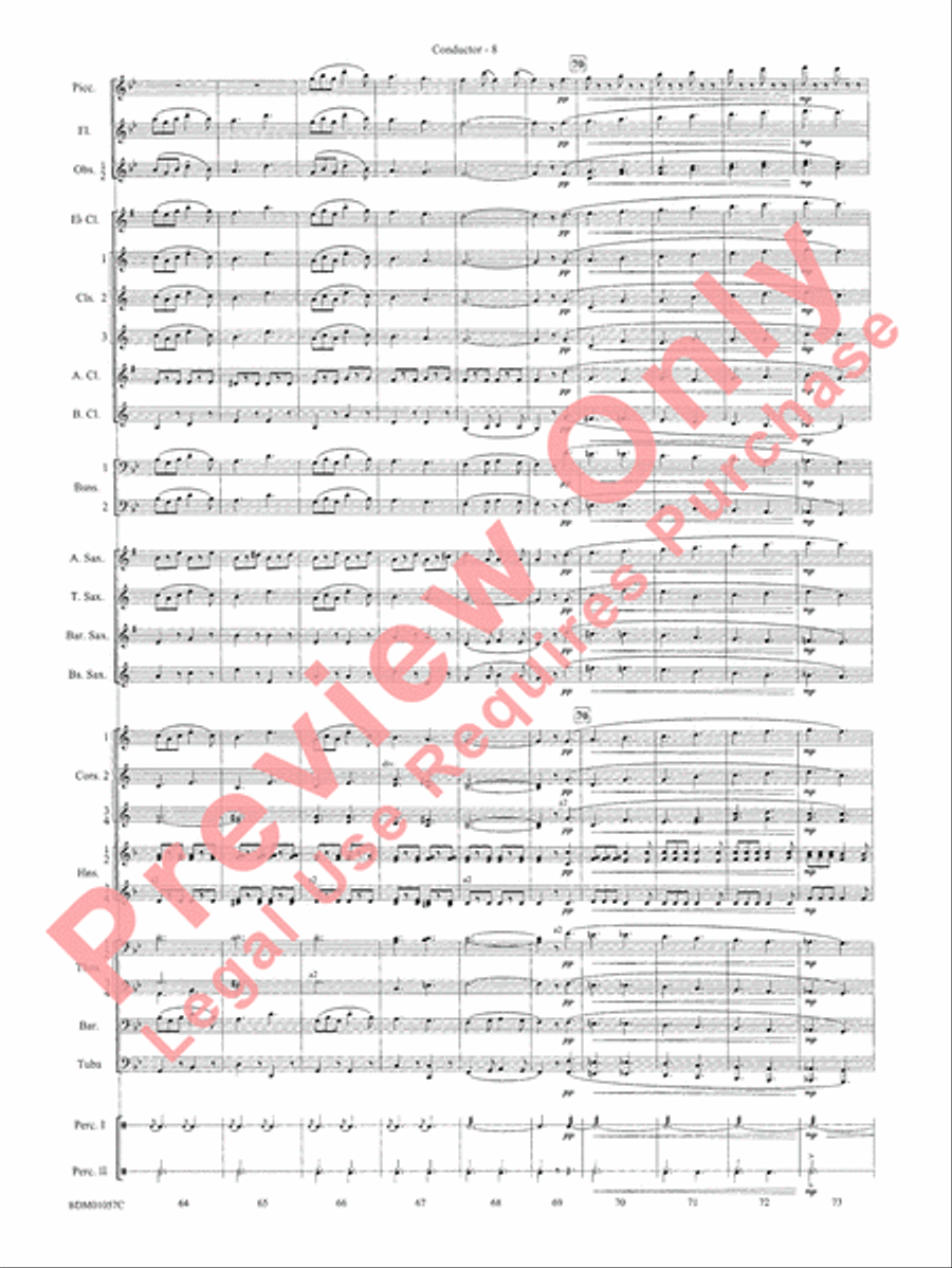 Black Horse Troop - Cb Concert Band scores gallery preview page 10