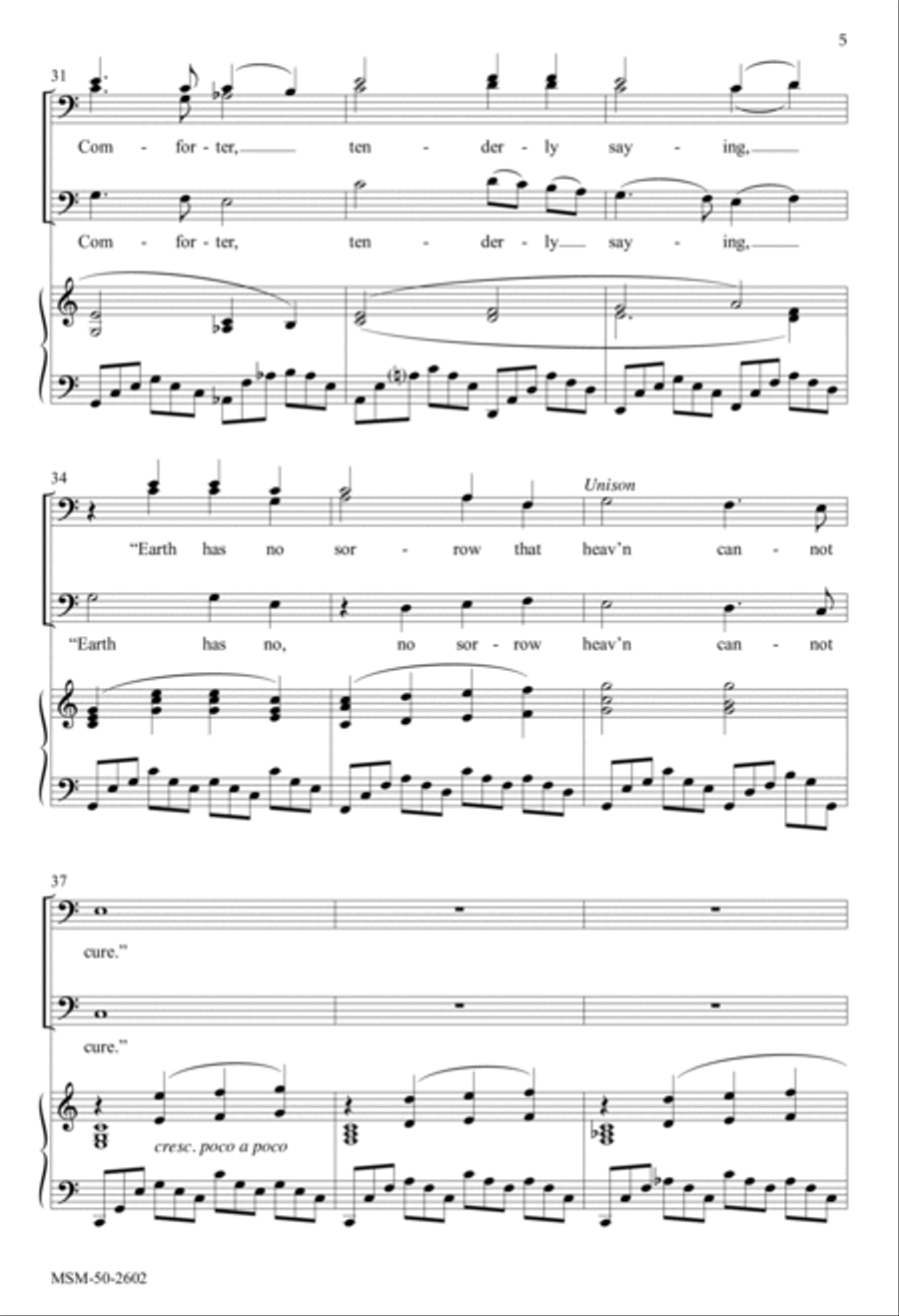 Come, Ye Disconsolate Come, Ye Disconsolate 4-Part scores gallery preview page 4