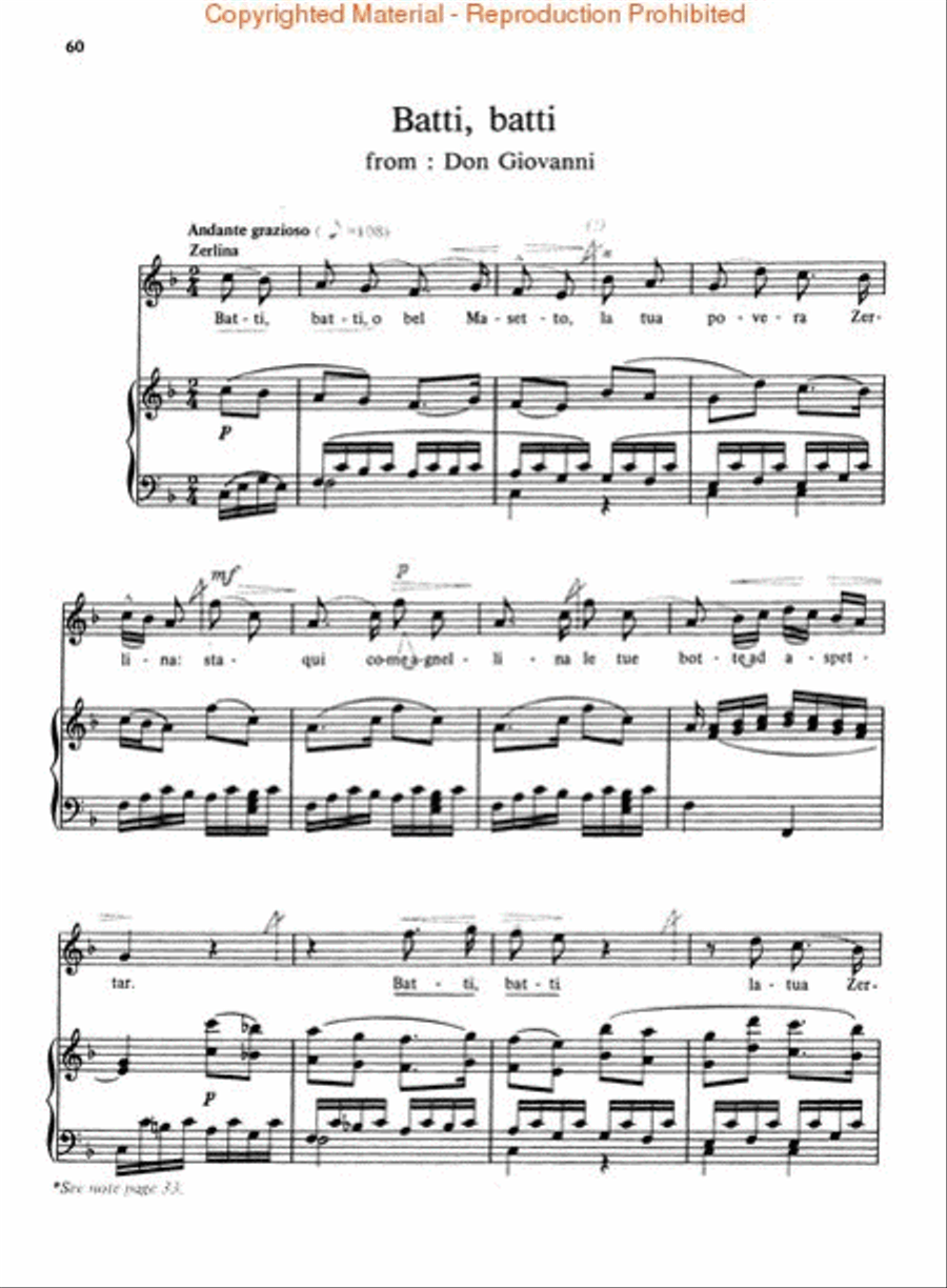 Mozart: Eight Operatic Arias for the Soprano Voice Soprano Voice scores gallery preview page 4