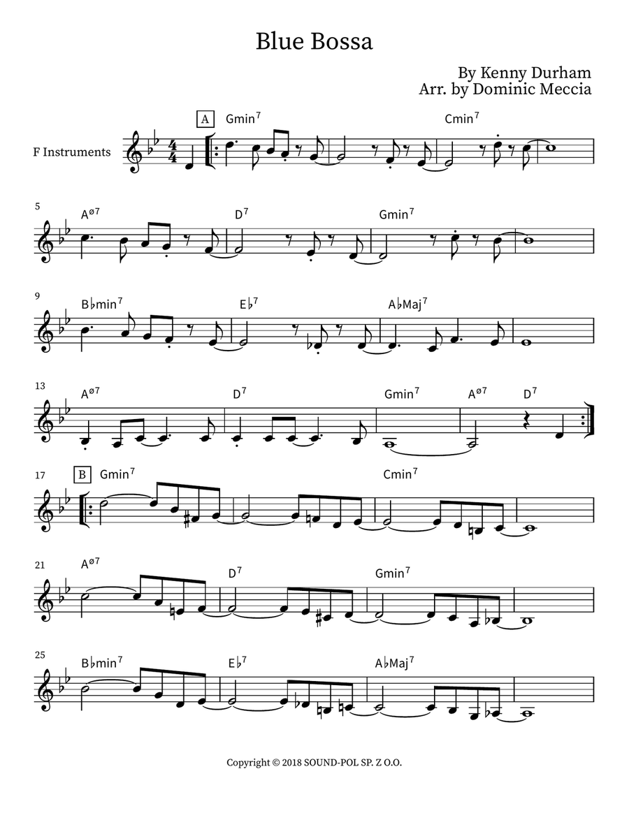 Blue bossa trumpet discount
