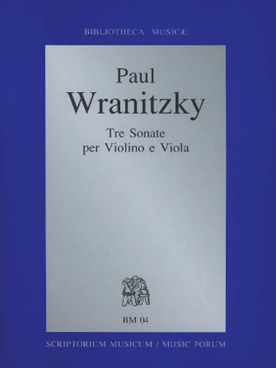 Tre Sonate Per Violino E Viola