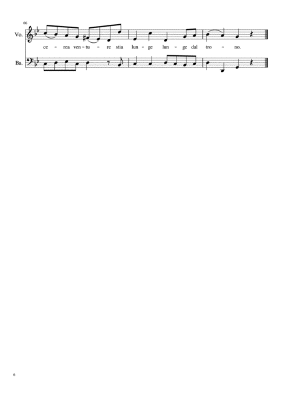 Che mi giova esser Regina Complete Score with Parts Small Ensemble scores gallery preview page 6
