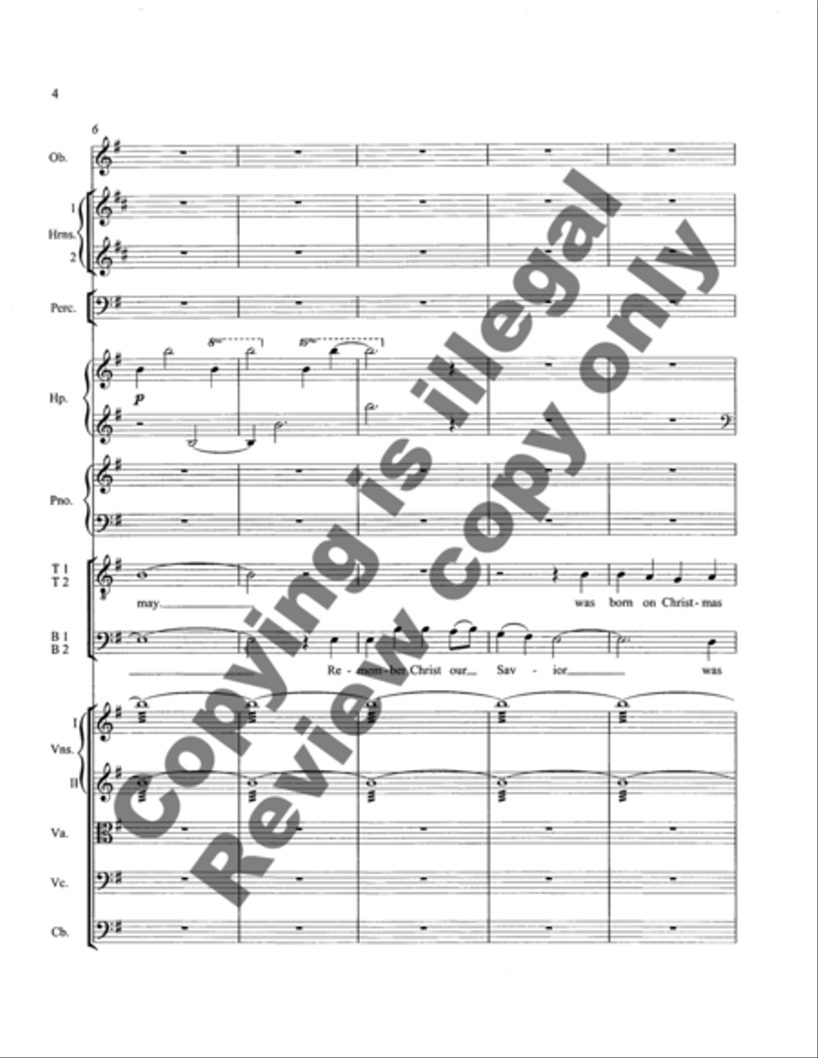 Christmas Trilogy: 3. God Rest Ye Merry, Gentlemen (Full Score) Choir scores gallery preview page 9