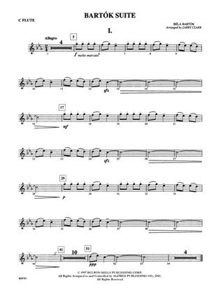 Bartók Suite (from For Children): Flute