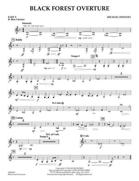 Black Forest Overture - Pt.5 - Bb Bass Clarinet
