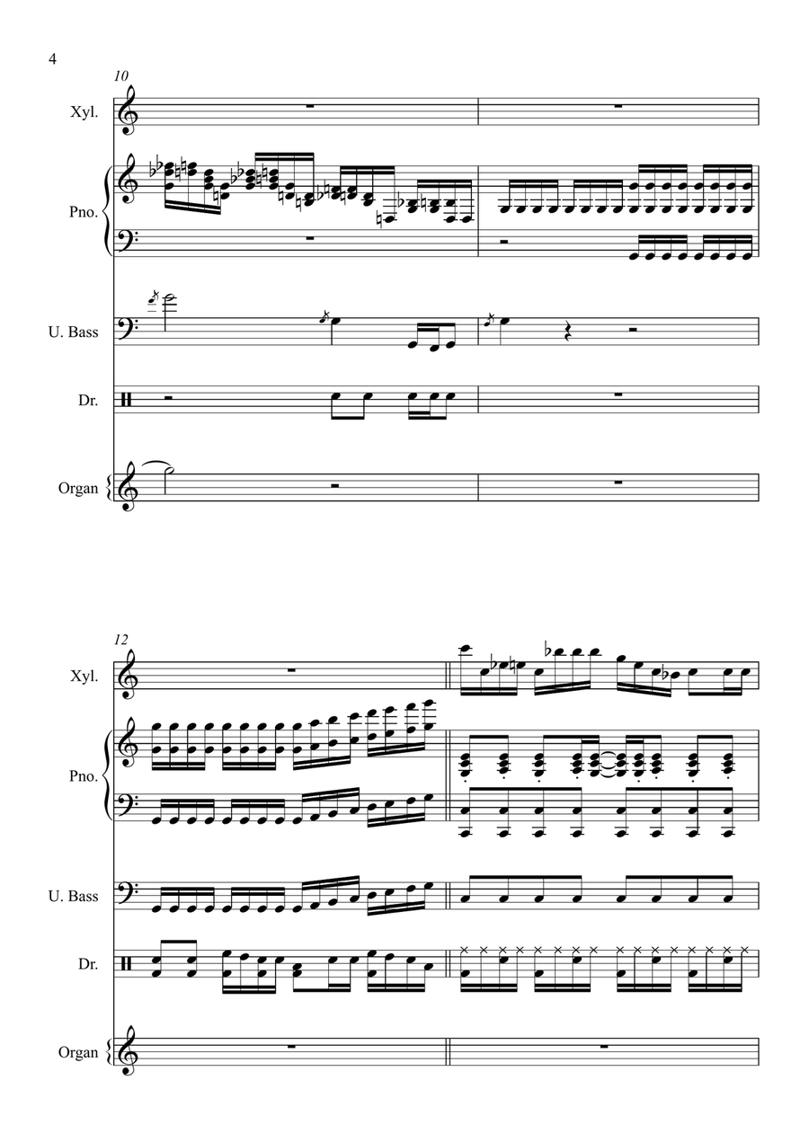 Walter Halls Tune Walter Halls Tune Piano scores gallery preview page 4