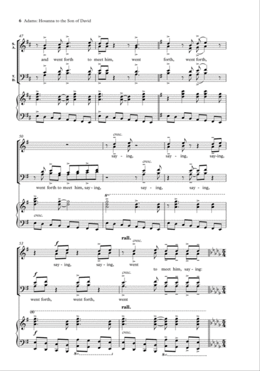 The Oxford Book of Choral Music by Black Composers 4-Part scores gallery preview page 4
