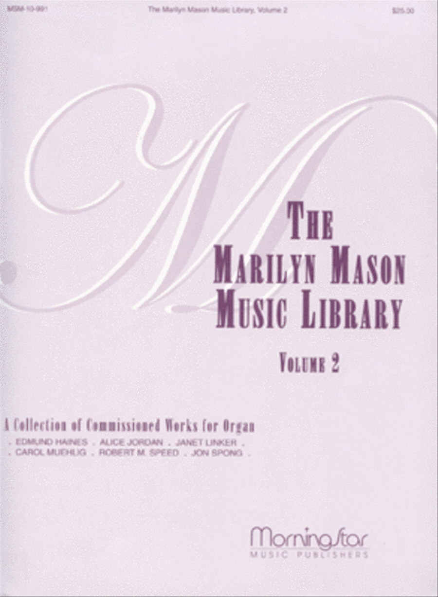 Marilyn Mason Music Library, Volume 2 Organ scores gallery preview page 1