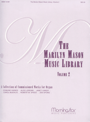 Book cover for Marilyn Mason Music Library, Volume 2
