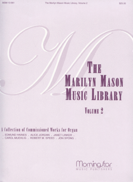 Marilyn Mason Music Library, Volume 2 image number null