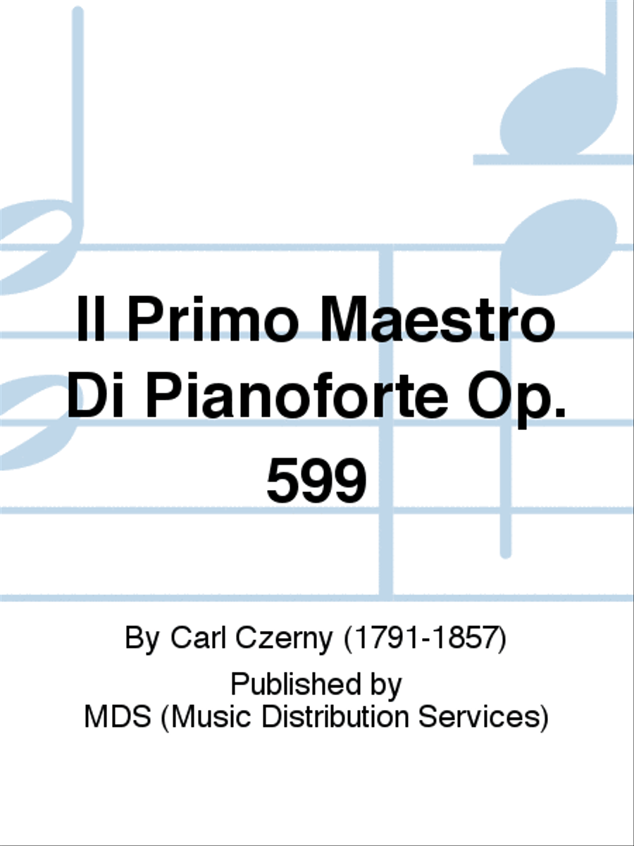 Il Primo Maestro di Pianoforte op. 599 Piano Solo scores gallery preview page 1