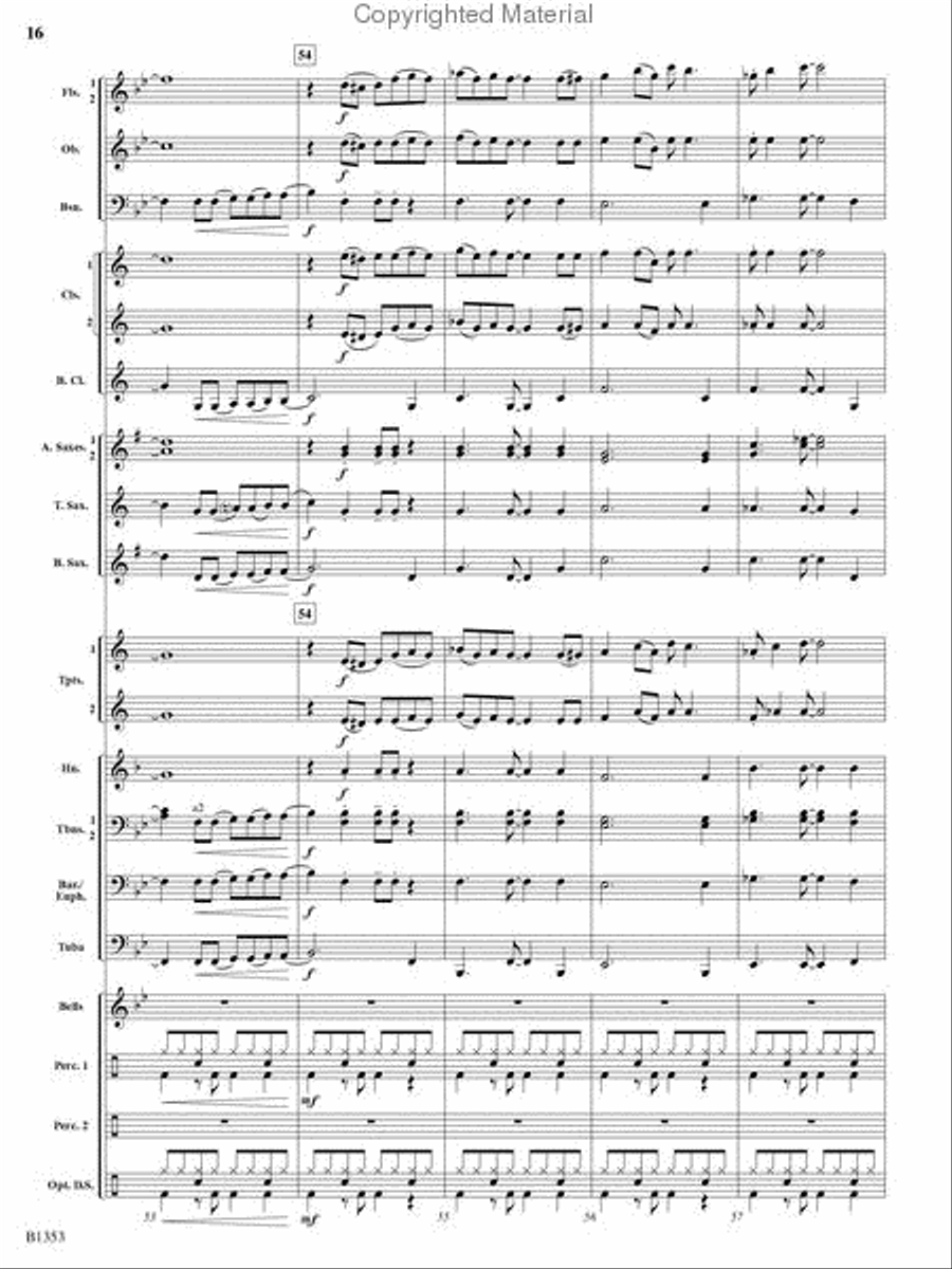 Cruisin' Concert Band scores gallery preview page 15