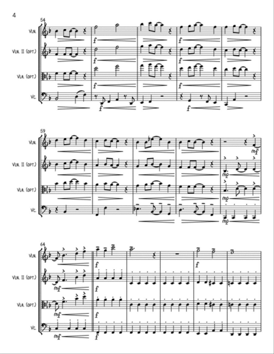 Mr. Blue Sky Mr. Blue Sky String Trio scores gallery preview page 4