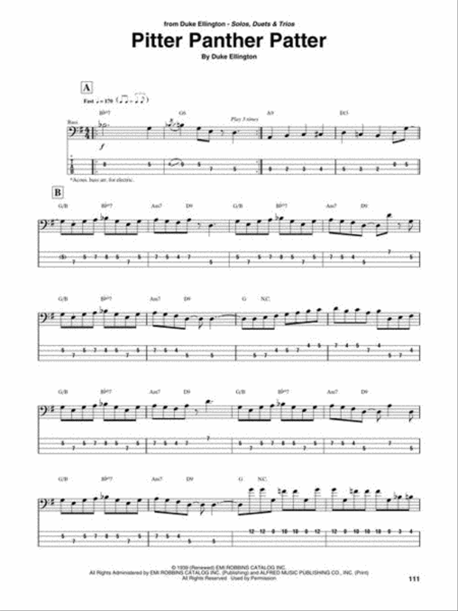 Jazz Bass Classics Electric Guitar scores gallery preview page 7