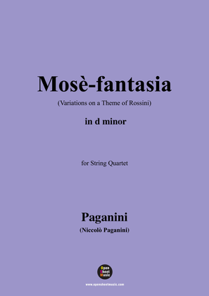 Paganini-Variations on a Theme of Rossini(Mose-fantasia),MS 23,in d minor