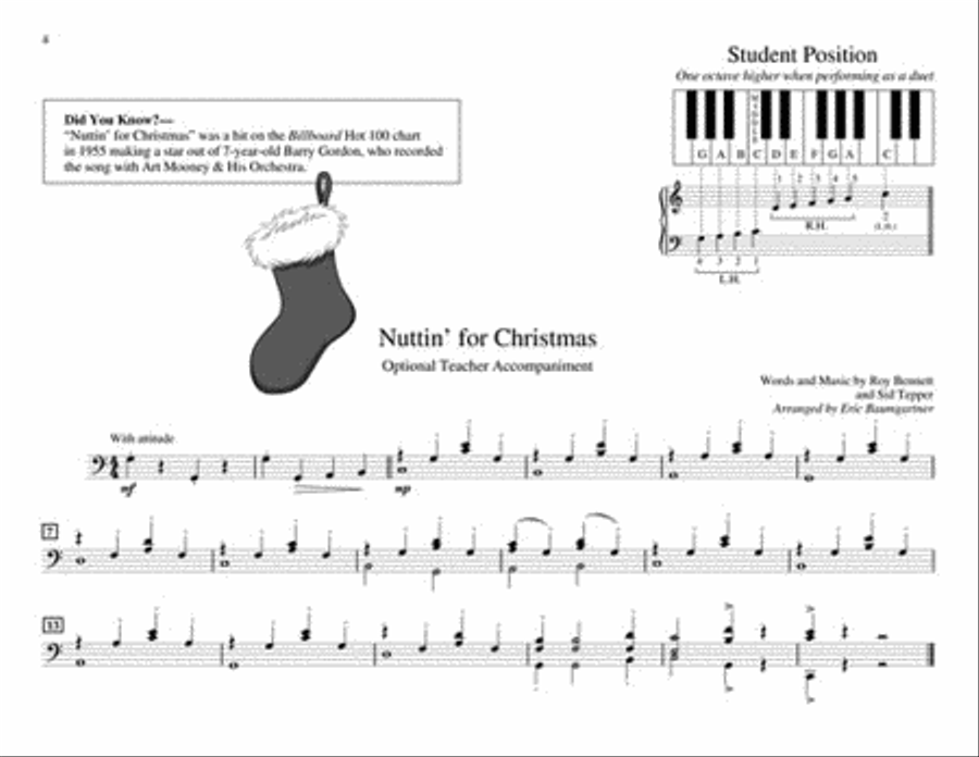 Teaching Little Fingers to Play Christmas Classics Piano Method scores gallery preview page 3