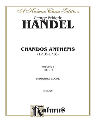Book cover for Chandos Anthems: 1. O Be Joyful in the Lord 2. In the Lord I Put My Trust 3. Have Mercy Upon Me