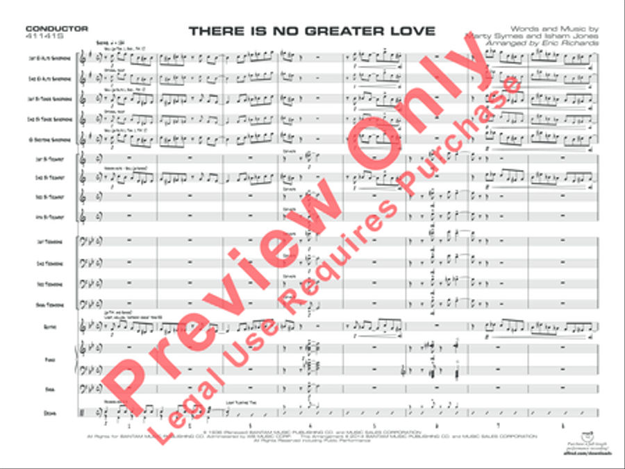 There Is No Greater Love Jazz Ensemble scores gallery preview page 30