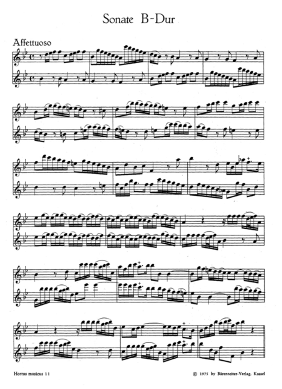 Three Duets for two melodic Instruments Flute scores gallery preview page 2