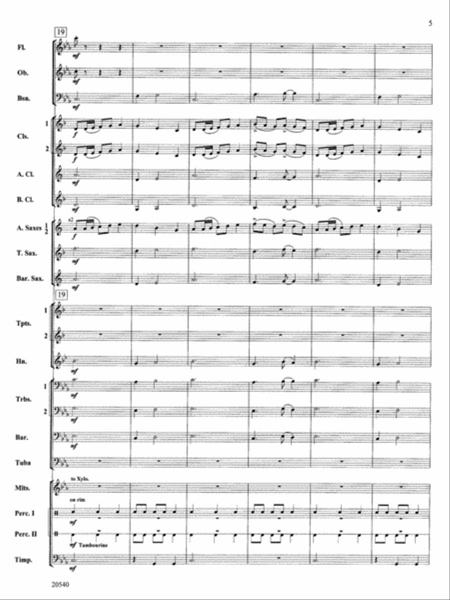 Matrix: Score Concert Band scores gallery preview page 5