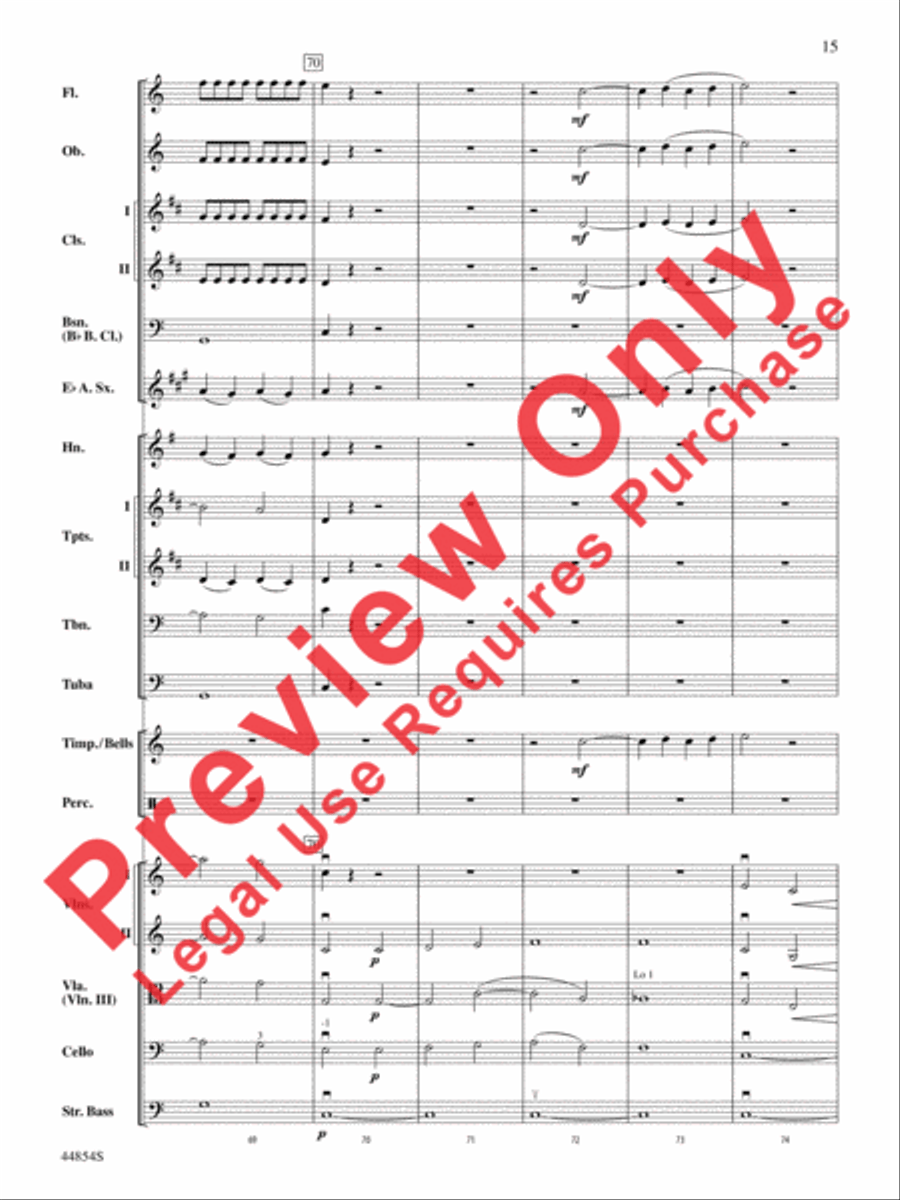 Romeo and Juliet Overture Full Orchestra scores gallery preview page 35