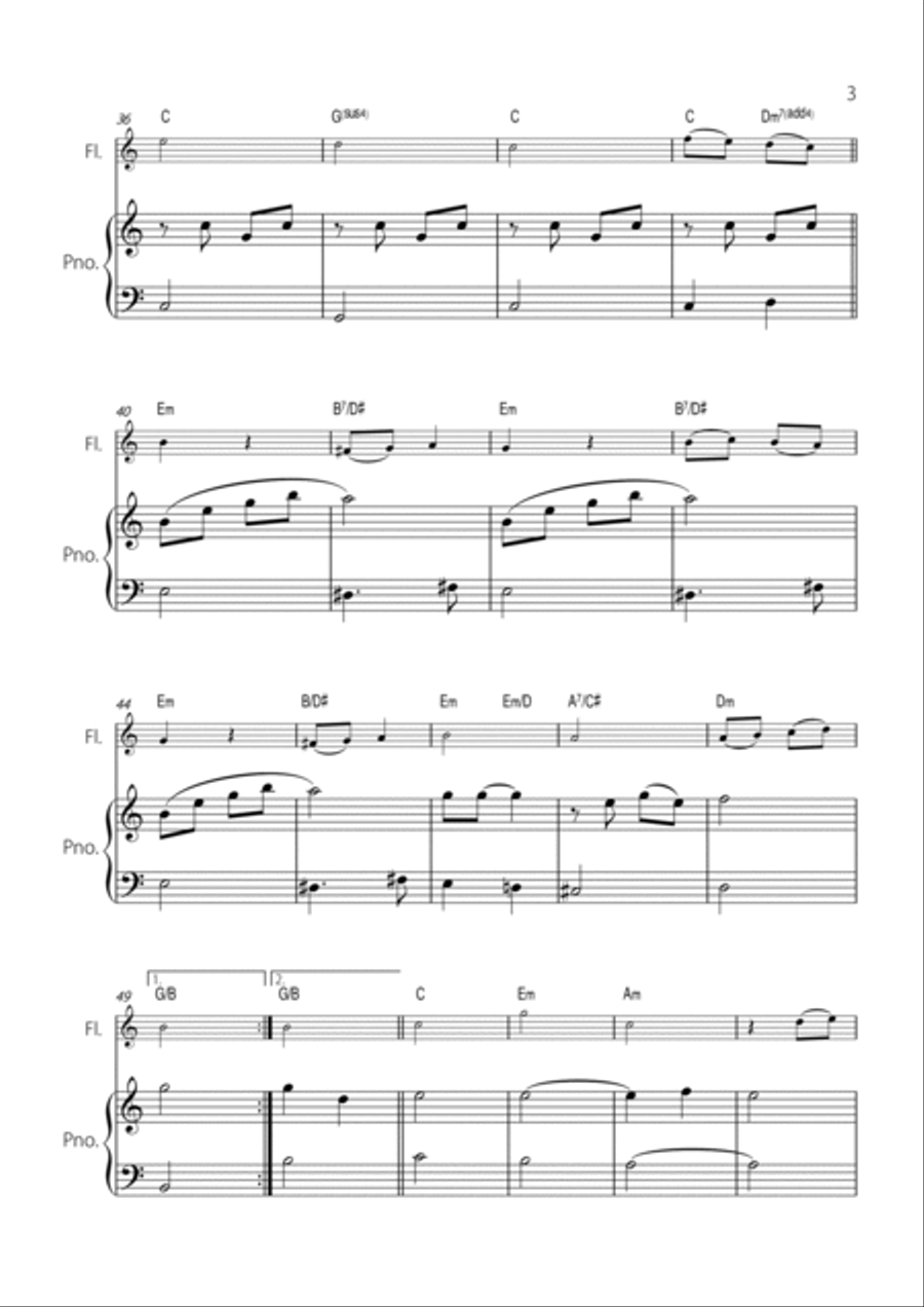 Can't Help Falling In Love Chamber Music scores gallery preview page 3