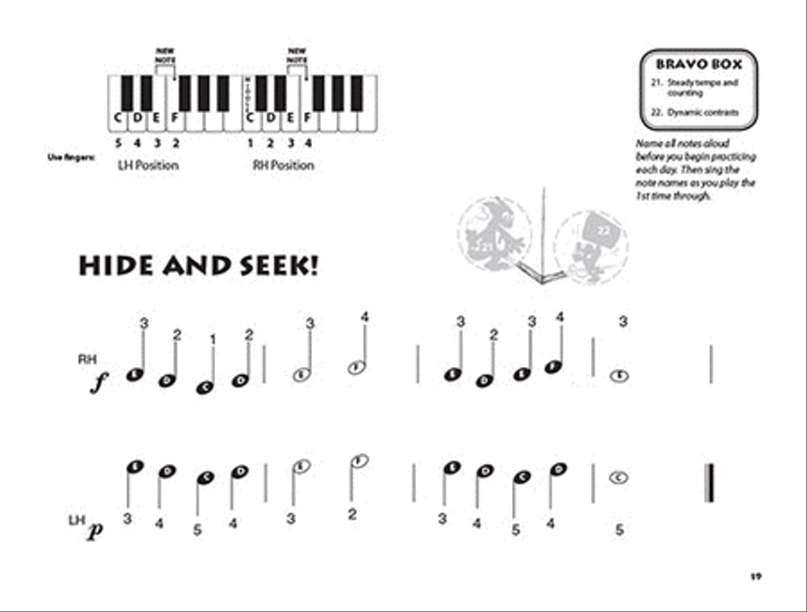 Beanstalk's Basics for Piano Piano Method scores gallery preview page 4