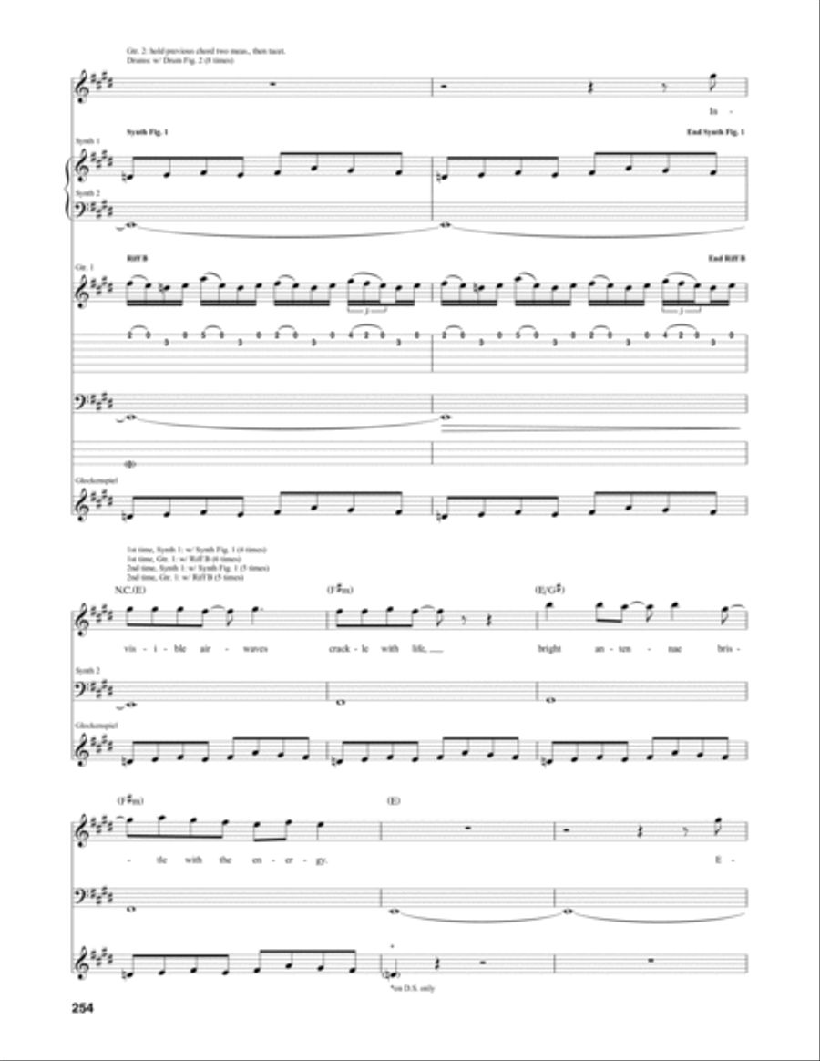 The Spirit Of Radio The Spirit Of Radio Bass Voice scores gallery preview page 6