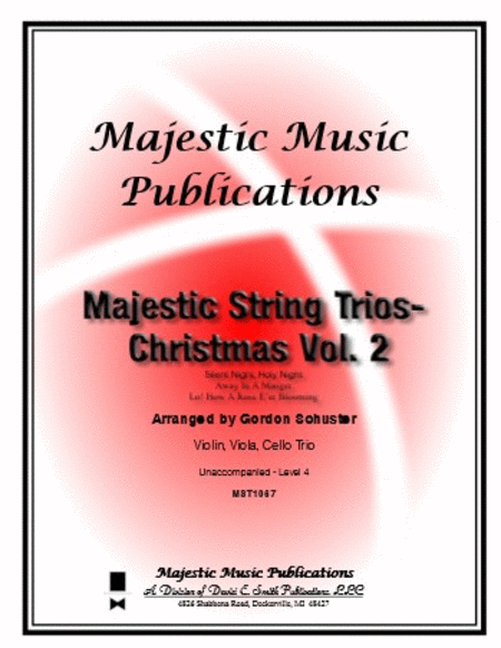Gordon Schuster: Majestic String Trios - Christmas Volume 2