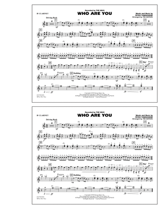 Book cover for Who Are You - Bb Clarinet