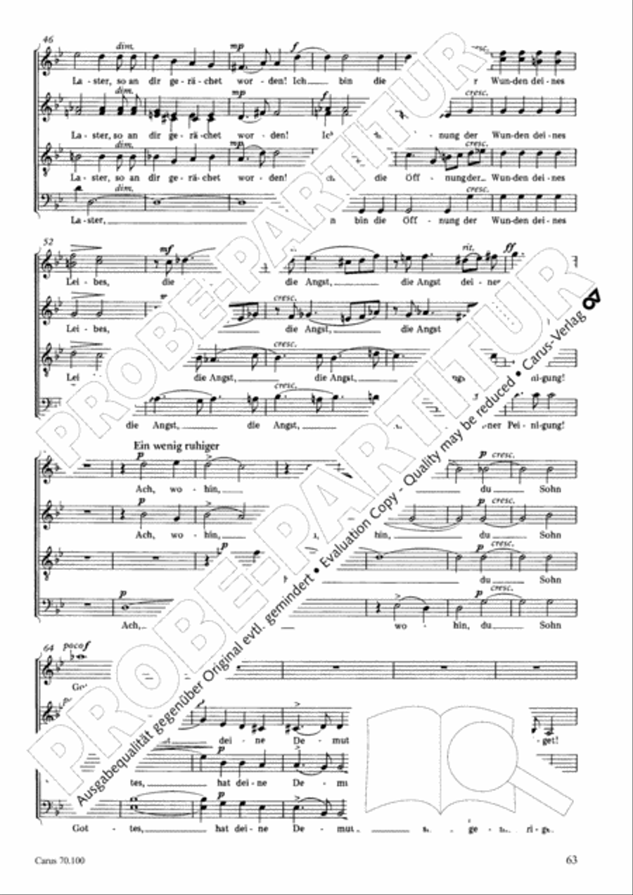 Geistliches Chorbuch der Romantik Choir scores gallery preview page 64
