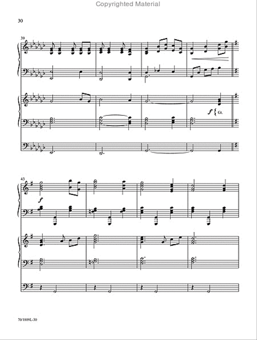 Amazing Grace Organ scores gallery preview page 11
